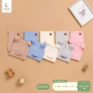 Set Khăn Mũ Len Cho Bé MOON KM202308