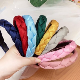 Bờm tóc tết, bờm tóc nữ vải lụa mềm có răng cưa chắc chắn Chồi accessories - Y003