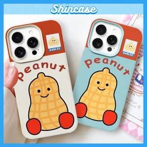 Ốp Lưng iPhone TPU Họa Tiết Da Mềm Peanut Chống Sốc, Bảo Vệ Camera - iP X/XS/11/12/13/14/15/16/17/Plus/Pro/Max/Air