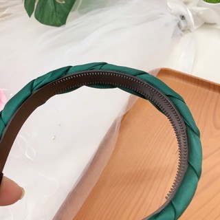 Bờm tóc tết, bờm tóc nữ vải lụa mềm có răng cưa chắc chắn Chồi accessories - Y003