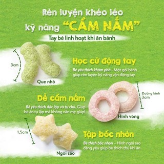Bánh ăn dặm cho bé Mini Bites Mămmy nhiều vị bổ sung canxi, hỗ trợ tập nhai cho bé từ 6 tháng, 15g