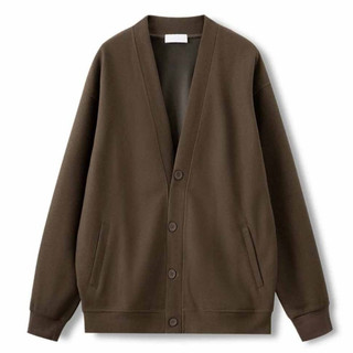 Áo Nỉ Cardigan Nam Dệt Sọc Cánh Tay Chất Nỉ Bông Mềm Mại - DTB K1