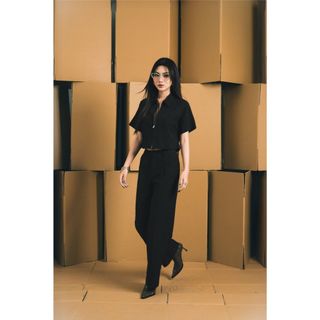 Quần Tây Ống Suông JP Fashion Dáng Đứng, Chất Linen Thoáng Mát Mềm Mịn, Phong Cách Thanh Lịch Công Sở 19011986