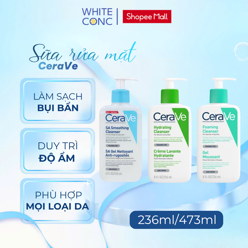 Sữa Rửa Mặt CeraVe SA