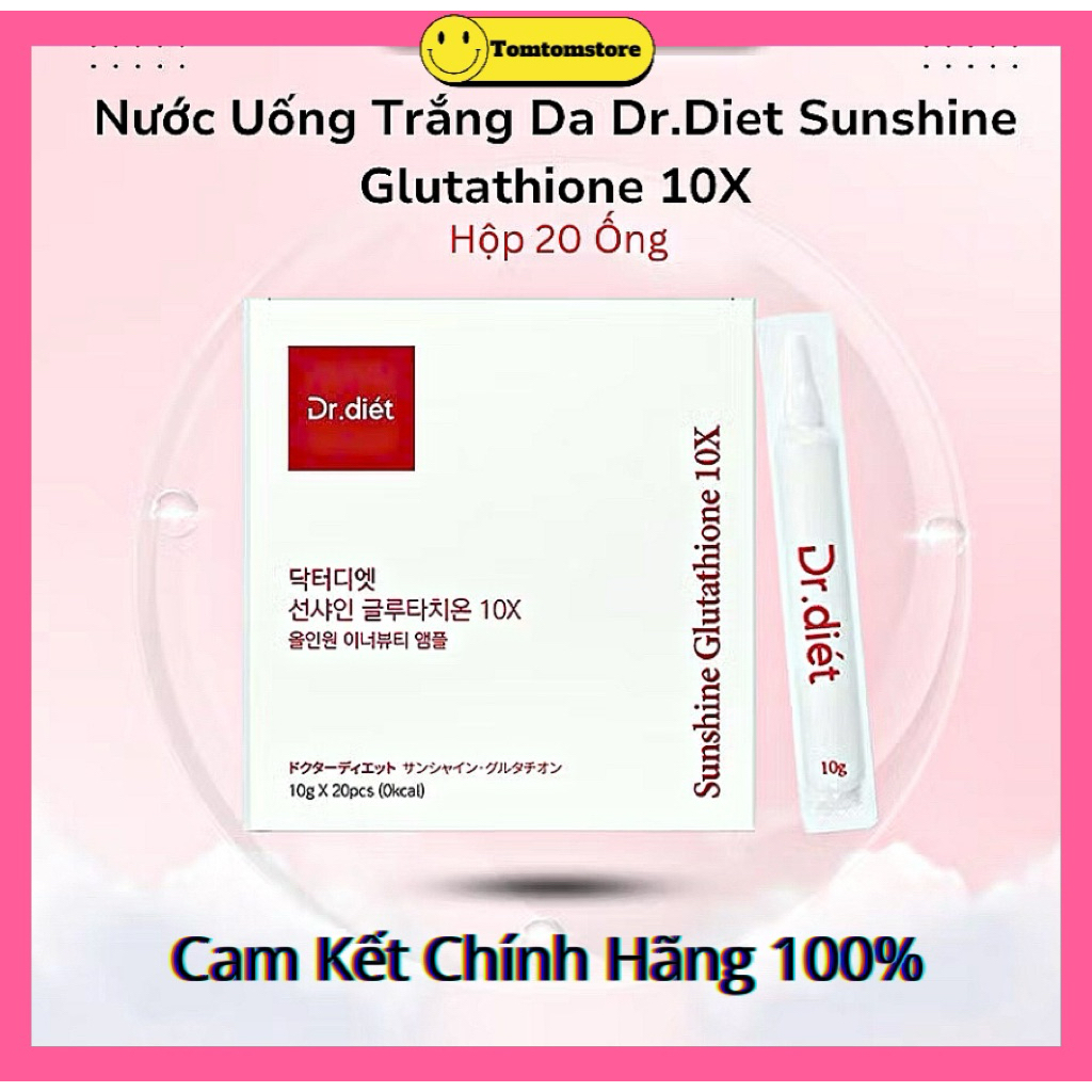 Nước Uống Trắng Da Sunshine Glutathione 10x Dr. Diet