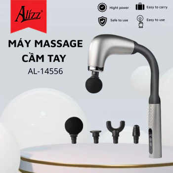 Súng Massage Súng Massage Có Tay Cầm Dài Tay Cầm Đa Năng Massage Tại Eo Lưng Tay Cổ Tử Cung Cơ Bụng Cột Sống