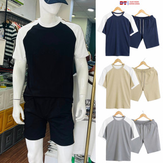 Đồ Bộ Thể Thao Unisex Cổ Tròn Tay Ngắn Lưới Mè Thấm Hút Co Dãn In MRO K1