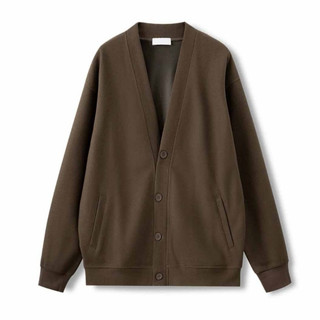 Áo khoác cadigan unisex chất cotton nỉ bông Bassic phong cách Hàn Quốc, Local Brand - DTB k1