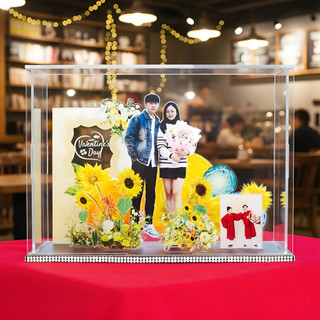 Standee In Theo Yêu Cầu - Mô Hình Lắp Ghép 3D, Kỷ Niệm Sinh Nhật, Quà Tặng Cặp Đôi (Tặng Hộp+ Túi)