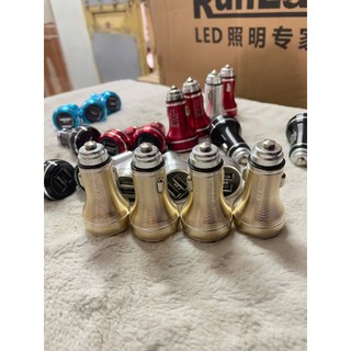 Tẩu sạc cao cấp sạc điện thoại trên ô tô dùng chung điện 12v và 24v. Tẩu 2 cổng sạc USB sạc nhanh hàng cao cấp (1 chiếc)