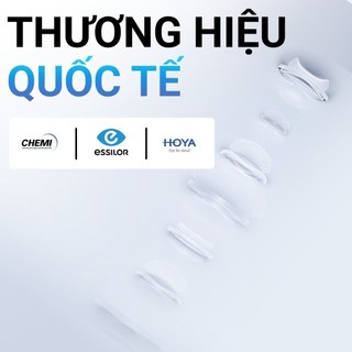 [Tròng Kính HOYA 1.56 Cận Loạn Hạn Chế Hơi Nước] EYE PLUS Chống UV ,Lọc Ánh Sáng Xanh Chuyên Đi Mưa