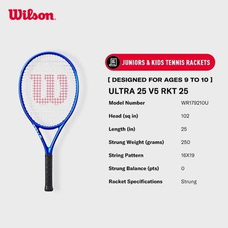 Wilson Ultra V5 Junior Tennis Racket  25" / 26" Vợt Tennis Trẻ Em WR179210U / WR179310U