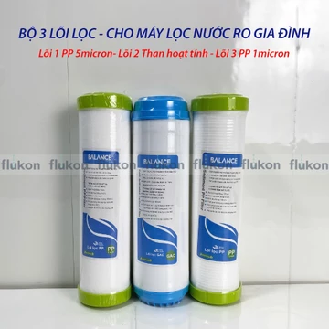 Bộ Lõi Lọc Nước Cho Máy Lọc Nước RO, Máy Tiền Lọc Ion Kiềm