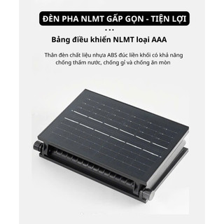Đèn pha NLMT gấp gọn xoay 360 độ siêu sáng chống nước IP65 dùng ngoài trời tiết kiệm điện