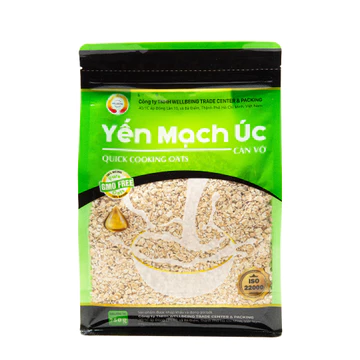 Yến Mạch Úc / Yến Mạch Giảm Cân / Yến mạch hữu cơ / Cán dẹp, cán vỡ / Wellbeing / bao bì xanh