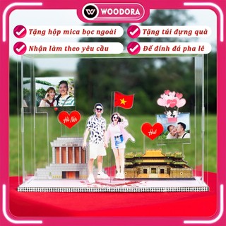 Standee In Theo Yêu Cầu - Mô Hình Lắp Ghép 3D, Kỷ Niệm Sinh Nhật, Quà Tặng Cặp Đôi (Tặng Hộp+ Túi)
