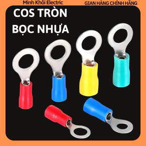 Combo 100c cos tròn, đầu cos tròn, cos o, cốt dây điện. cos khuyên tròn Cao Cấp