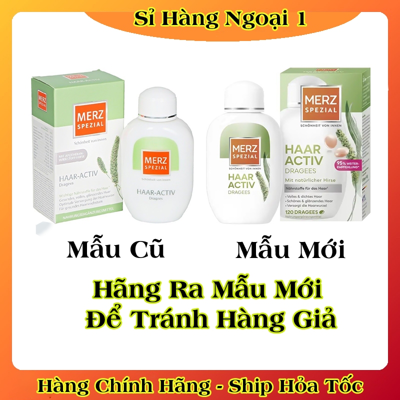 Viên uống hỗ trợ mọc tóc Merz Spezial Đức lọ 120v -Nội địa Đức Đủ Bill