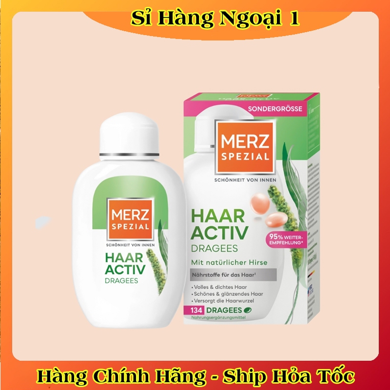 Viên uống hỗ trợ mọc tóc Merz Spezial Đức lọ 120v -Nội địa Đức Đủ Bill