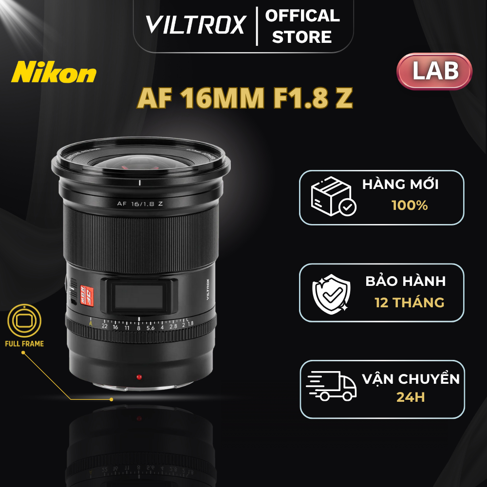 Ống kính Viltrox AF 16mm F1.8 Nikon Z