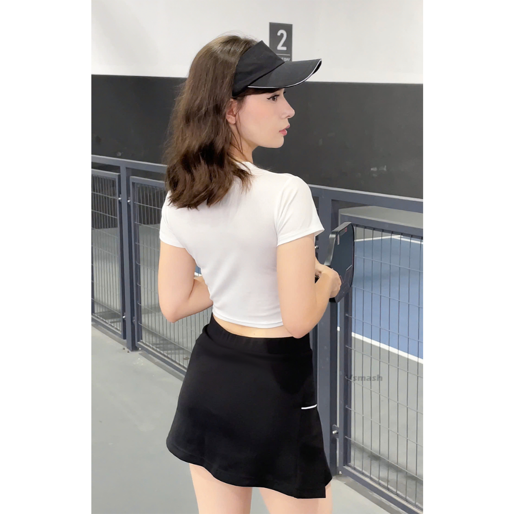 Váy Cầu Lông Vsmash Sportwear “SKRT 06-LUMIERE” Váy Thể Thao Form Chữ A 2 lớp, Poly 4 Chiều Cao Cấp, Mềm Mại, Co Giãn