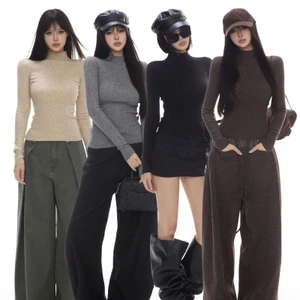 Áo thun giữ nhiệt bozip lót nỉ cổ 5 phân ấm áp mùa thu đông dày dặn đứng form màu trung tính ATDT054 - Tiktik