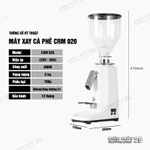 [HCM-Hoả tốc] Máy Xay Cà Phê CRM 020(màu Trắng) Xay Espresso Giá Rẻ - Công Suất 200W - Lưỡi Dao 60mm - BH 12 Tháng — ảnh 2