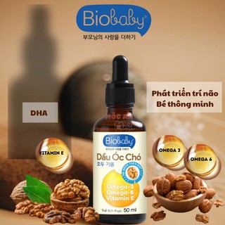 BIO Dầu ăn dặm bé yêu,bổ não giúp bé thông minh,tăng đề kháng,tăng cân,ngủ ngon #mocansmart