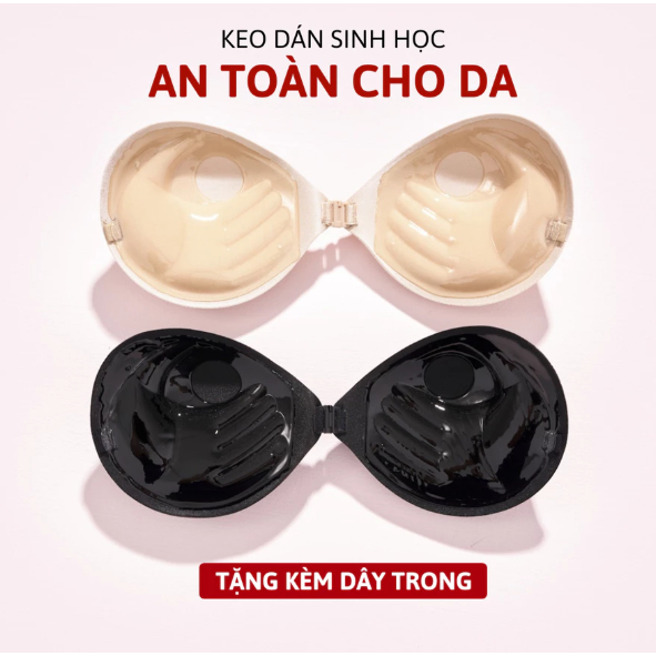 [Peinn] Áo Dán Nâng Ngực Kiểu Bàn Tay Cài Trước Thiết Kế Hình Vỏ Sò Độc Đáo  001