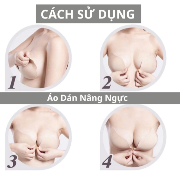 [Peinn] Áo Dán Nâng Ngực Kiểu Bàn Tay Cài Trước Thiết Kế Hình Vỏ Sò Độc Đáo  001