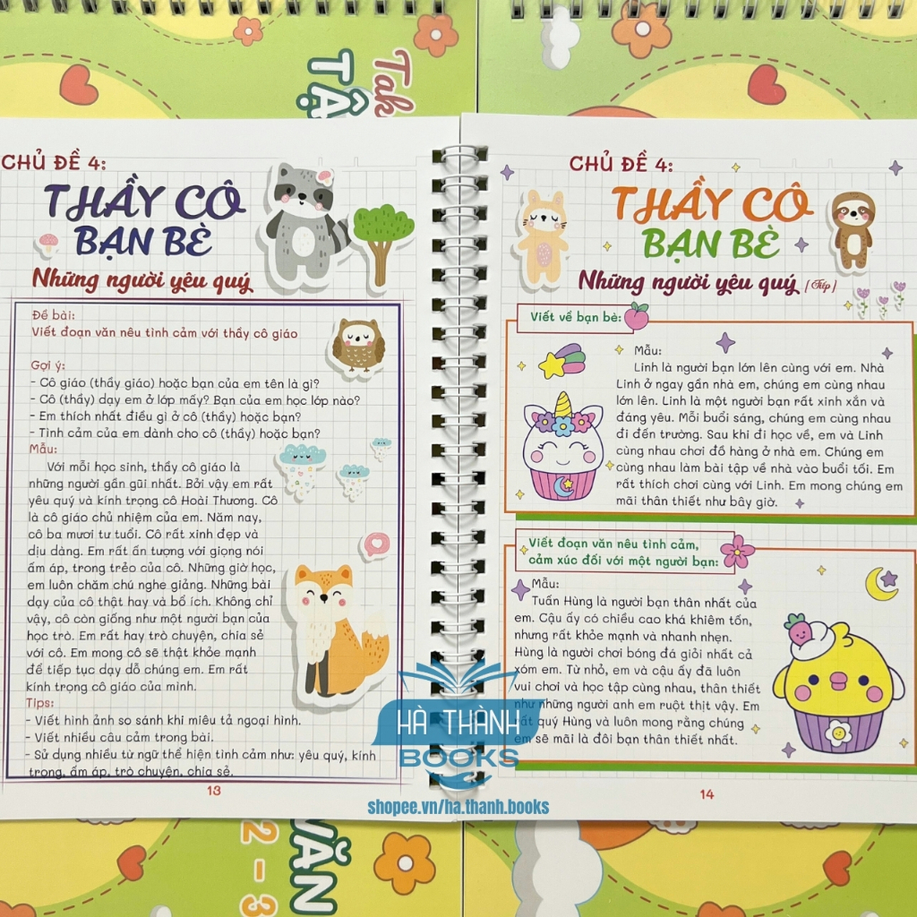 Sổ tay Take Note Tập Làm Văn Lớp 2 – Lớp 3 | Học Tốt Tiếng Việt Tiểu Học | Luyện Tập Viết Văn