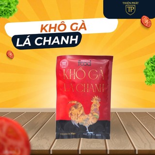 Khô Gà Lá Chanh nguyên vị-Thịt gà khô lá chanh cay – gà khô xé sợi ăn vặt đậm vị