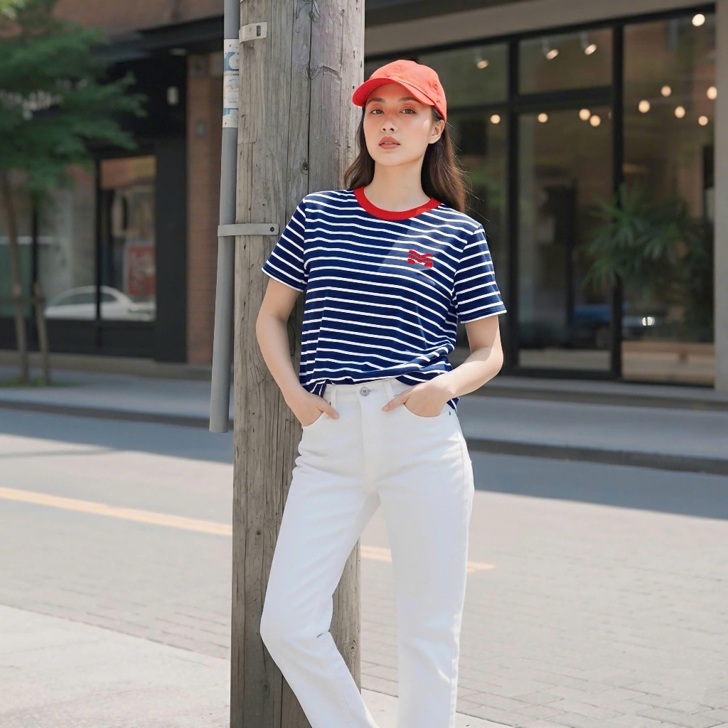 Áo Thun Mirage Cổ Viền Đỏ Sọc Xanh Đen Bắt Mắt Local Brand Chất Cotton Mềm Mịn.