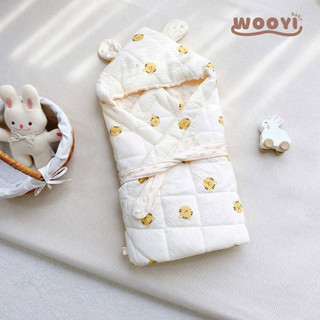 Kembaby - Chăn Ủ Xô Muslin Trần Bông In Hoạ Tiết Cho Bé