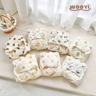 Kembaby - Chăn Ủ Xô Muslin Trần Bông In Hoạ Tiết Cho Bé
