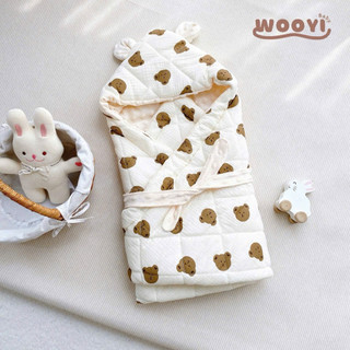 Kembaby - Chăn Ủ Xô Muslin Trần Bông In Hoạ Tiết Cho Bé