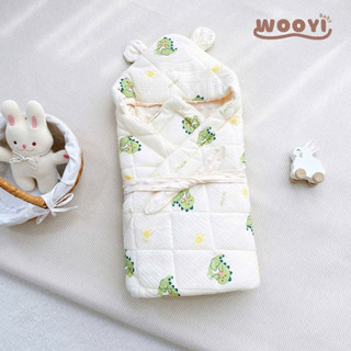 Kembaby - Chăn Ủ Xô Muslin Trần Bông In Hoạ Tiết Cho Bé