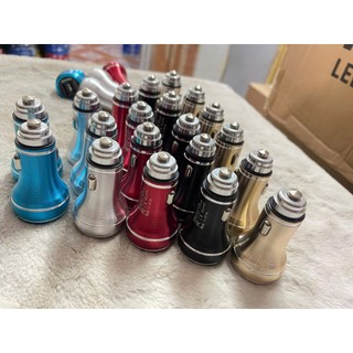 Tẩu sạc nhanh điện thoại hàng cao cấp dùng chung điện 12v và 24v. Tẩu 2 cổng USB sạc nhanh (1 chiếc)