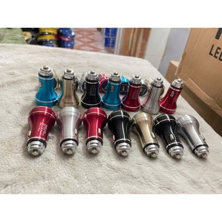 Tẩu sạc nhanh điện thoại hàng cao cấp dùng chung điện 12v và 24v. Tẩu 2 cổng USB sạc nhanh (1 chiếc)