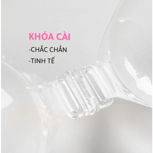 [Peinn] Áo Dán Silicon Trong Suốt Giúp Nâng Ngực Tạo Khe Tái Sử Dụng Nhiều Lần Có Kèm Dây Trong  463