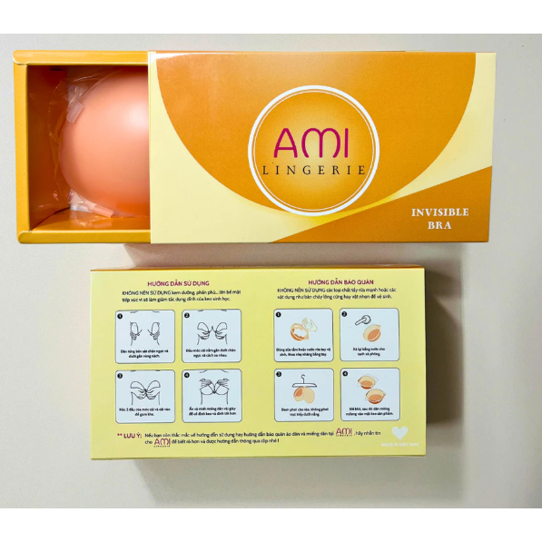 [Peinn] Áo Dán Silicon Trong Suốt Giúp Nâng Ngực Tạo Khe Tái Sử Dụng Nhiều Lần Có Kèm Dây Trong  463