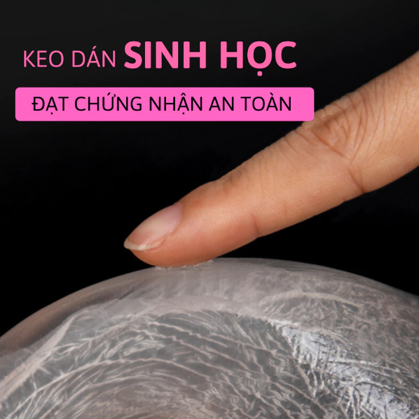 [Peinn] Áo Dán Silicon Trong Suốt Giúp Nâng Ngực Tạo Khe Tái Sử Dụng Nhiều Lần Có Kèm Dây Trong  463