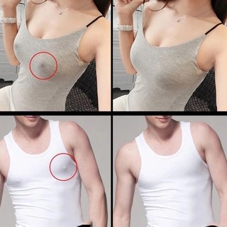 Bộ 10 Miếng Dán Ngực Mỏng Vô Hình Chống Mồ Hôi Thoáng Khí Cho Nam Và Nữ】