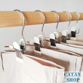 Móc Kẹp Đa Năng Inox Không Gỉ Siêu Bền Kẹp Đồ Dùng Nhỏ Treo Tiện Lợi Trong Nhà Và Ngoài Trời