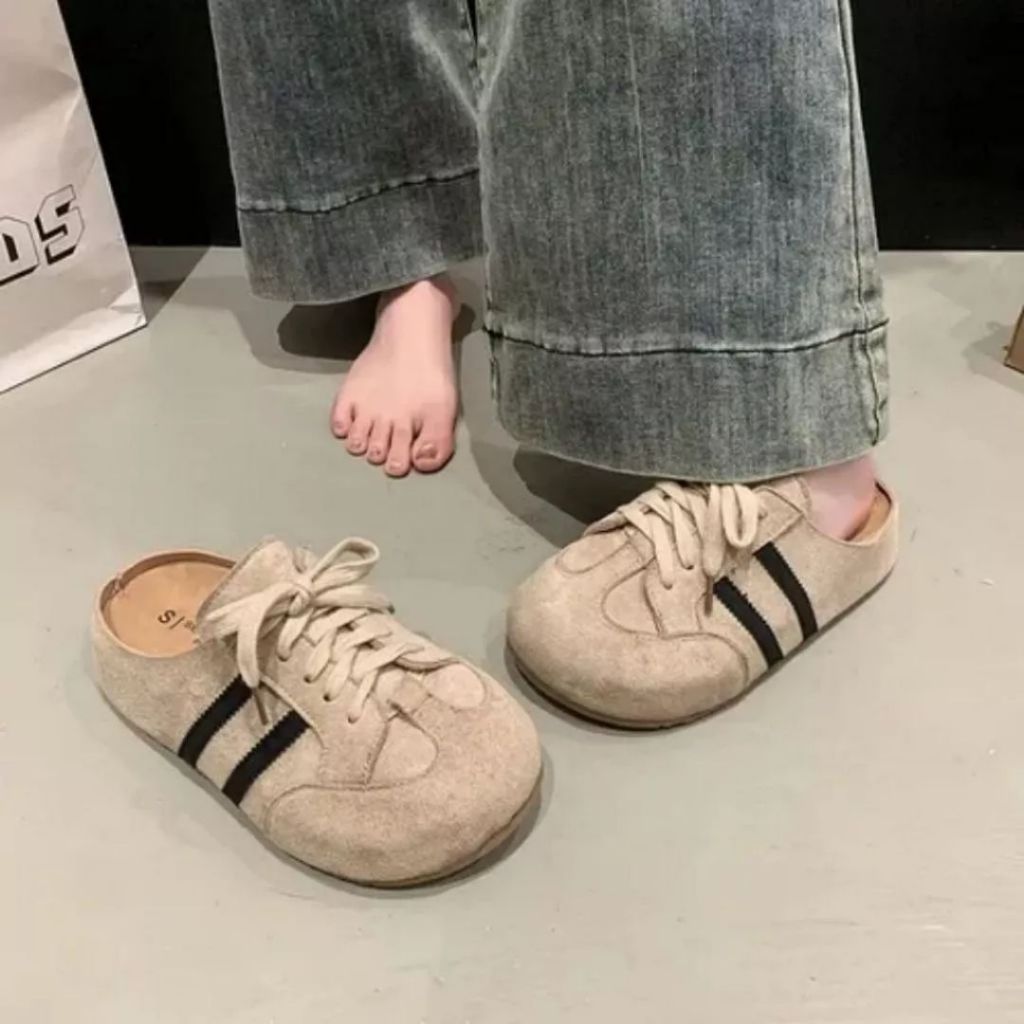 Sục Nữ Da Lộn, Sục Nữ 2 Vạch Da Lộn Đế Cao Hợp Mọi Phong Cách N45  || AnshoesDynasty
