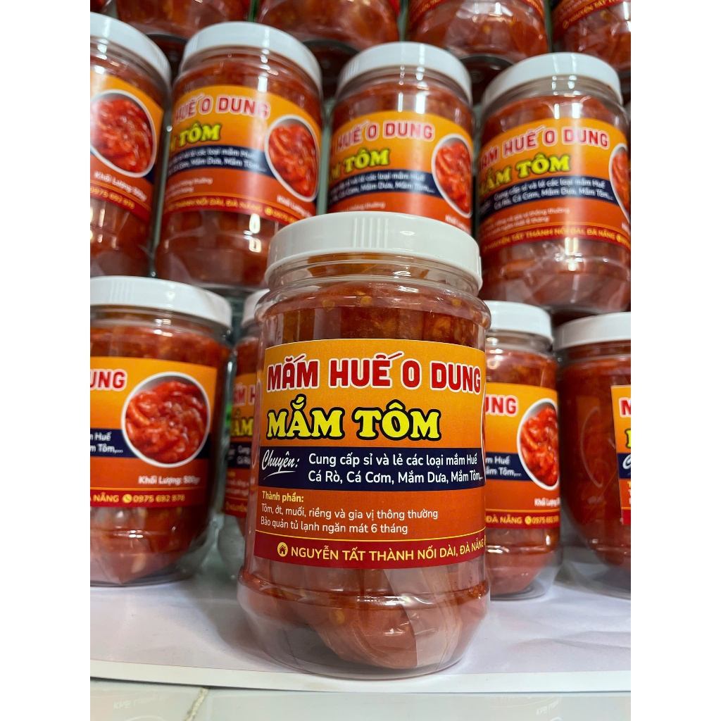 [1kg] Mắm Tôm Riềng Chua Cay Huế O Dung Chuẩn Vị Mắm Huế Hương Vị Dễ Ăn