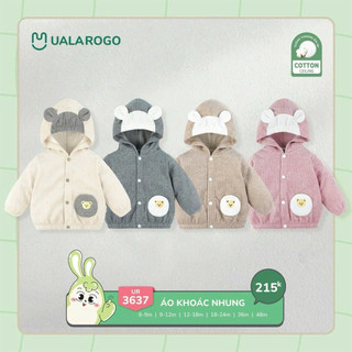 Áo khoác nhung ualarogo sale