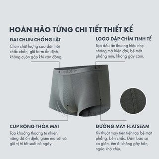 Hộp combo quần lót nam bamboo plus+ Essential pack mềm mát kháng khuẩn ONOFF