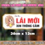 Decal Lái Mới Xin Thông Cảm Dán Xe Ô tô - Sticker Lái Mới - DCBB059