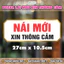 Decal Lái Mới Xin Thông Cảm Dán Xe Ô tô - Sticker Lái Mới - DCBB059